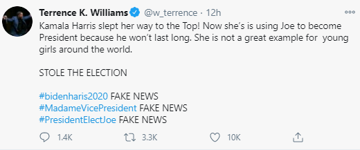 comedian terrence k williams comes under fire for claiming kamala harris slept her way to the top 1