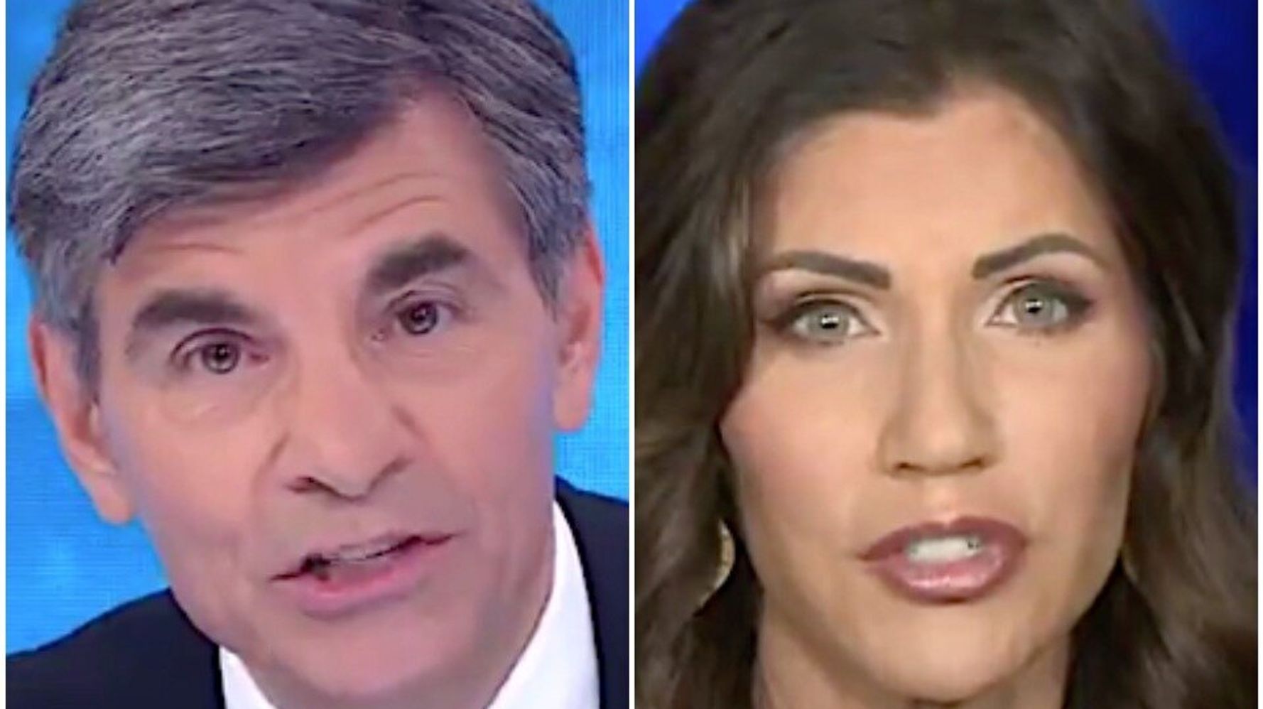 George Stephanopoulos Slaps Down South Dakota Governor's Election Fraud Claims