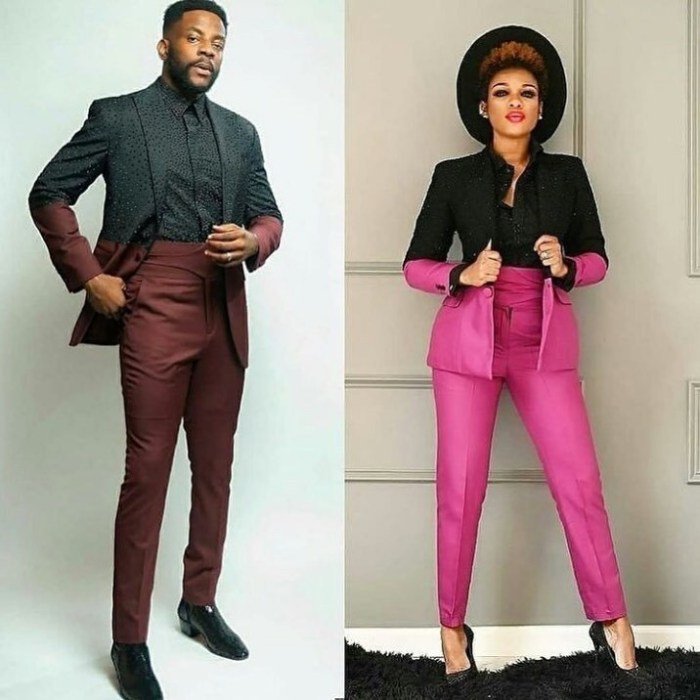 Pretty lady slays as she perfectly recreates some of Ebuka’s best outfits (Photos) Sweet