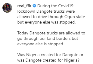 was nigeria created for dangote or was dangote created for nigeria femi fani kayode asks after fg exempted dangote cement from land border closure 1