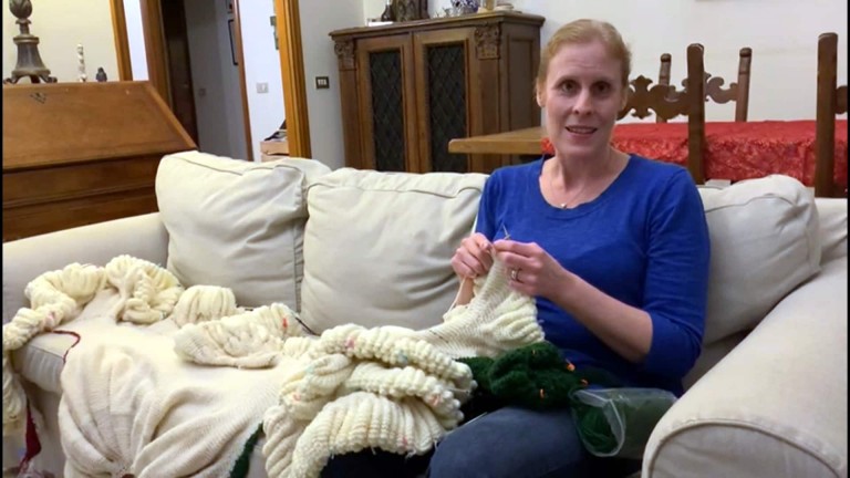 Knitting is helping this Canadian in Italy make sense of the COVID-19 pandemic