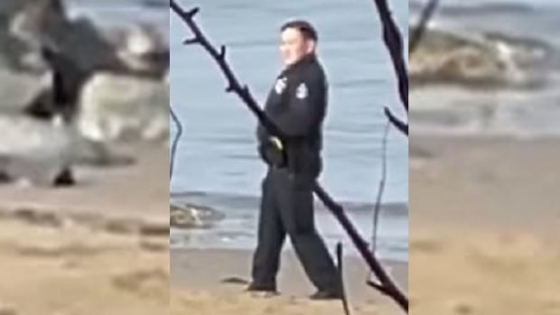 2 Vancouver police officers caught on video posing with dead man on Third Beach