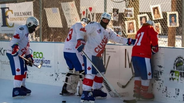 Outdoor hockey players in Alberta break records, raise $1.8M for cancer research