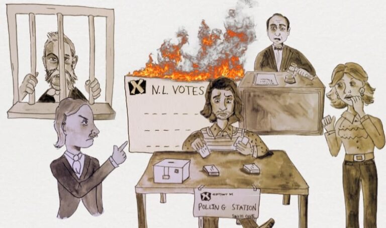 An animated history of elections gone sideways in N.L.