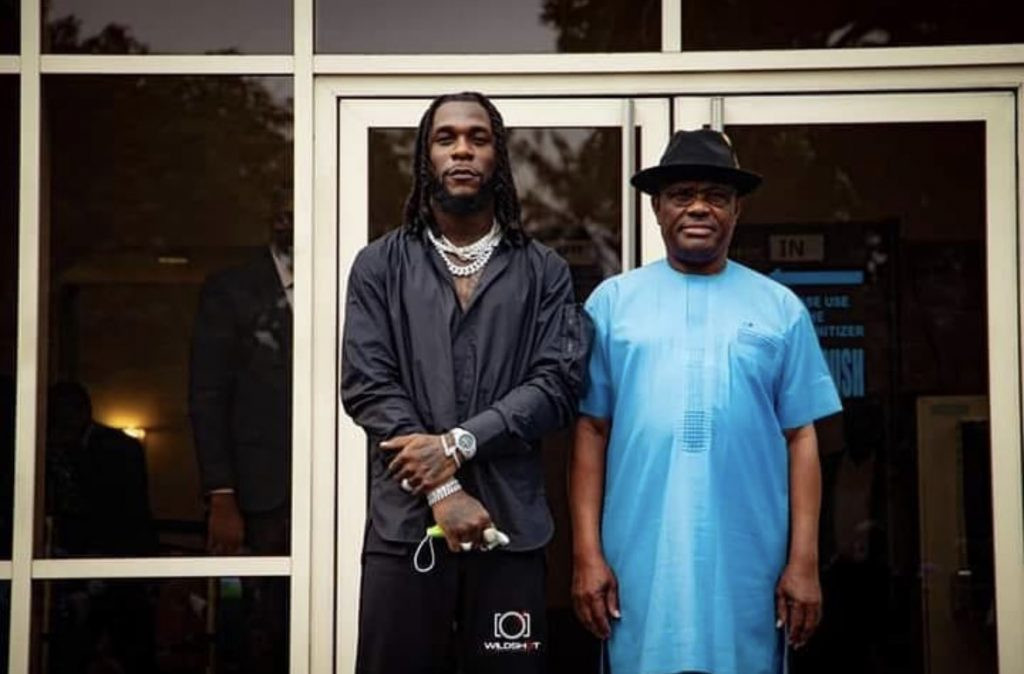 Governor Wike gifts Burna Boy a land and money to build; says he'll give every artiste who performed at the singer's homecoming concert N10m each