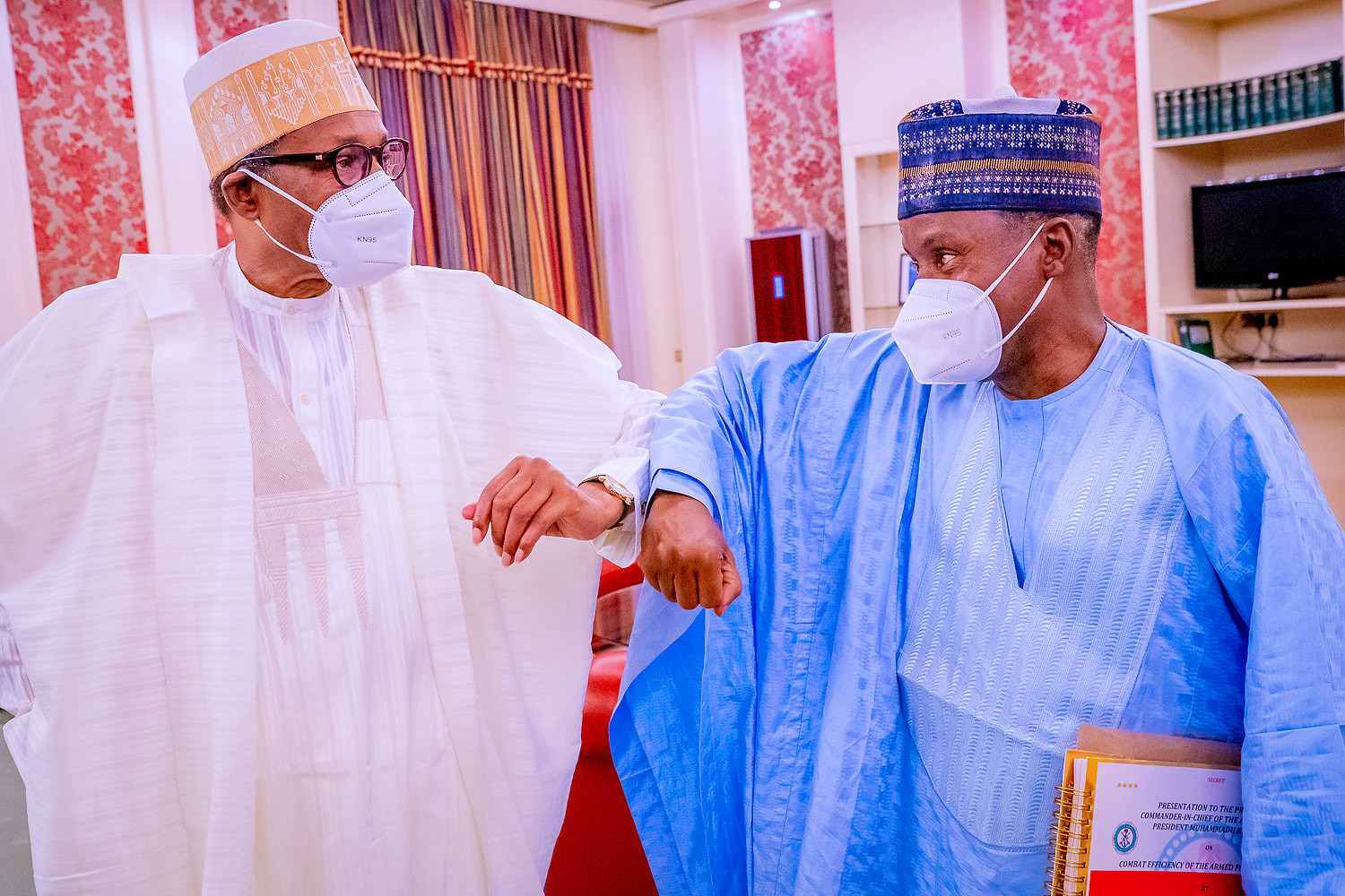 insecurity president buhari holds special consultation with defence minister and chief of defence staff