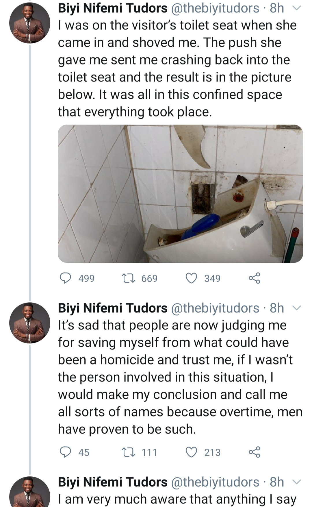 twitter influencer accuses her boyfriend of abusing her and conniving with police to intimidate her he responds with his side of the story 9