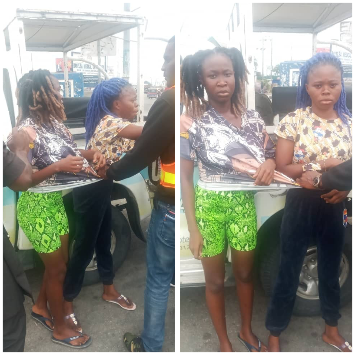 two women one other arrested for allegedly robbing 15 year old girl in bayelsa