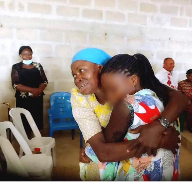 update human trafficking victim reunites with her mother in akwa ibom after 20 years photos