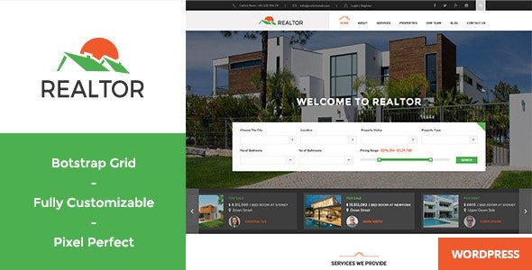 10 Real Estate Wordpress themes for your real estate business