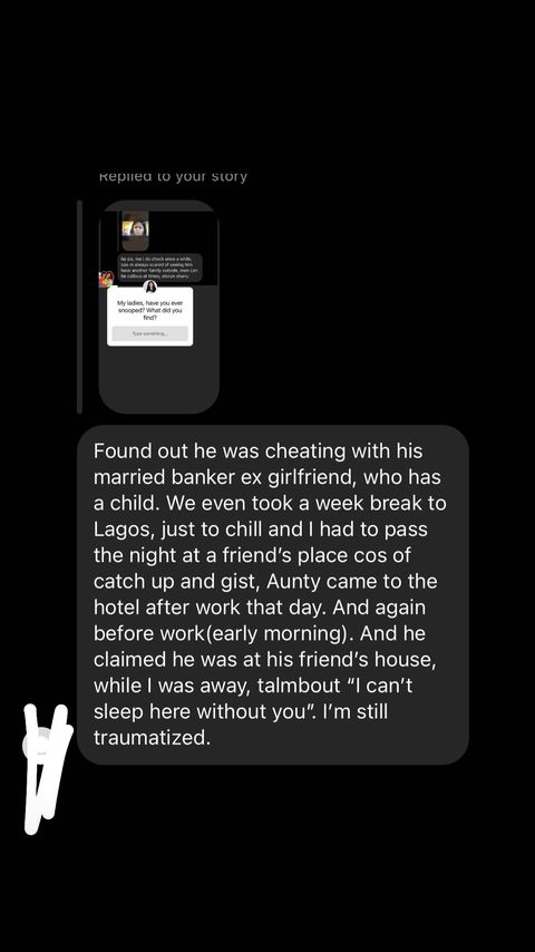 "I found out he was sleeping with a man" - Nigerian women make shocking revelations after snooping through their partners' phones