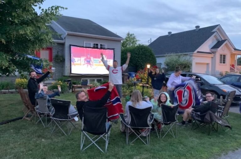 Parks, lawns and baseball diamonds: How Habs fans are watching the Stanley Cup final