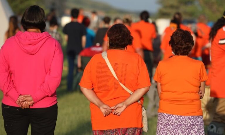 Survivors, community honour 751 unmarked graves at Sask. residential school site with vigil