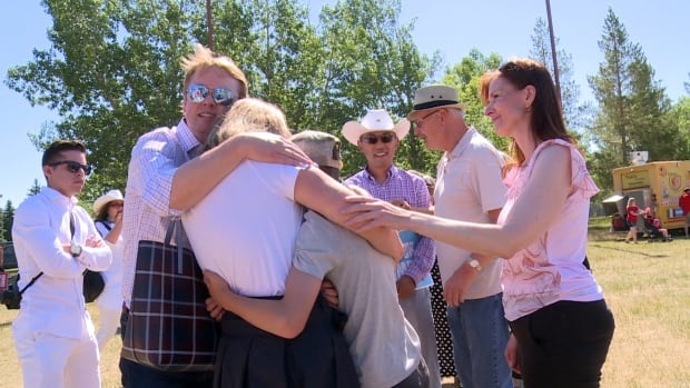 Alberta health minister and family swarmed by COVID protesters on Canada Day