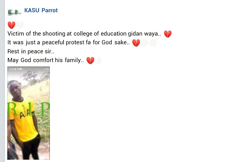 photos of two students allegedly shot dead by security operatives during protest over tuition hike in kaduna 10