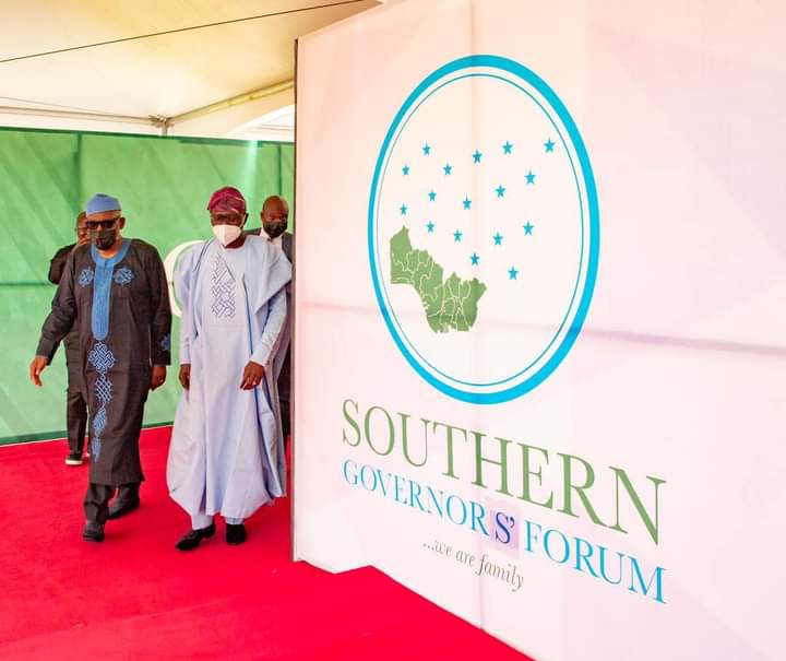 Southern govs meet in Lagos, state of Nigeria tops agenda [Photo]