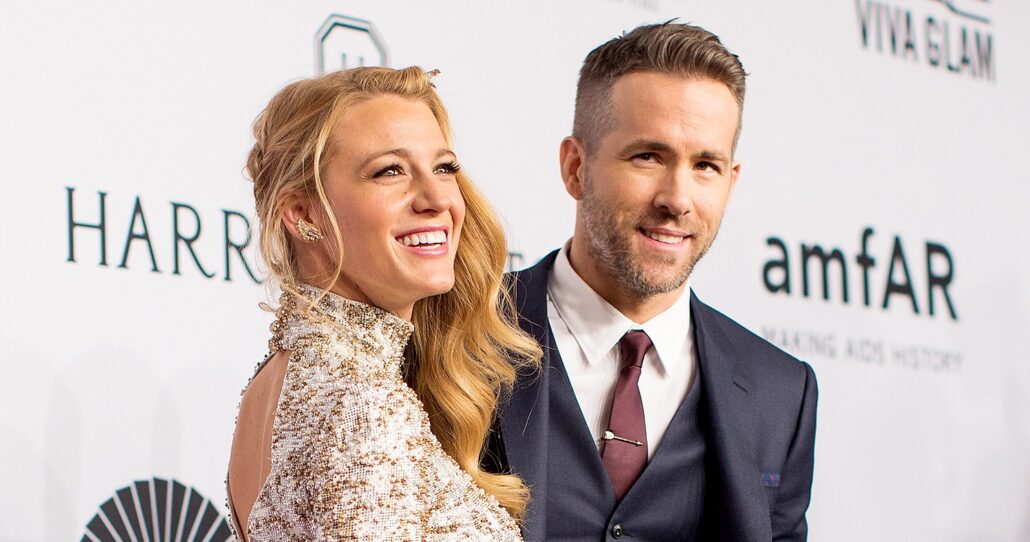 ryan reynolds shares sweet photo thanking wife blake for free guy support
