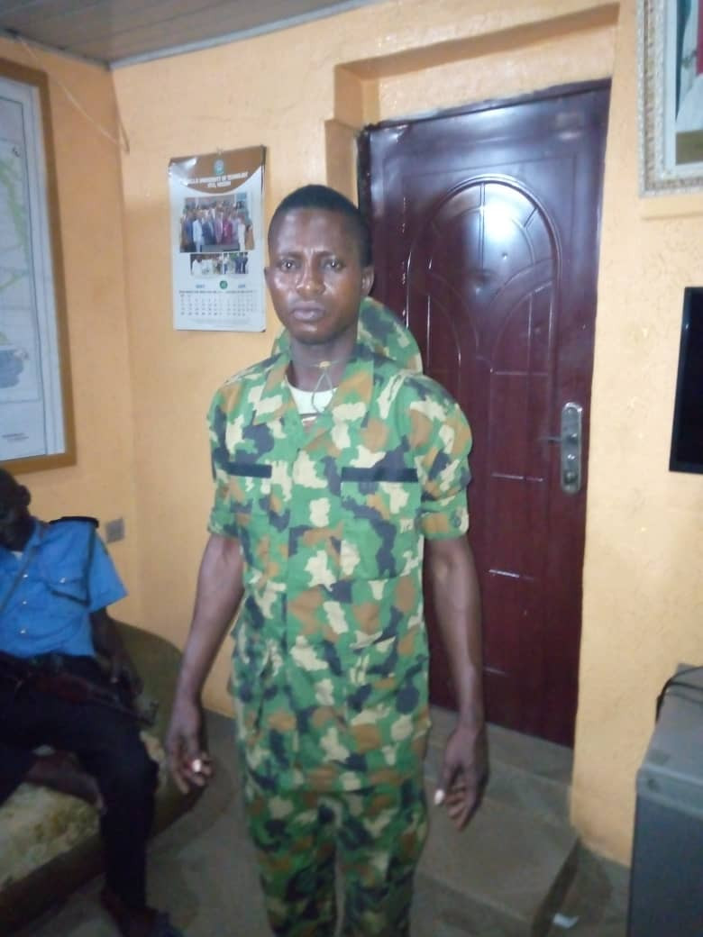 fake soldiers arrested while soliciting for a suspect at ota divisional police