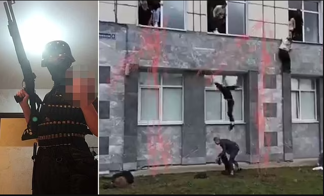 russia university shooting leaves 8 dead as terrified students leap from windows photos