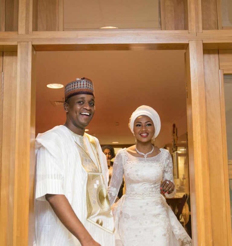 “You have been a worthy partner through the past 5 years” – Zahra Buhari praises her husband, Ahmed Indimi