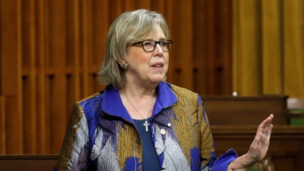 green party mp elizabeth may says she has tested positive for covid 19