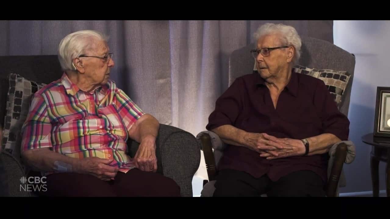 Meet Alice and Mabel. They're identical twins, and they just turned 100