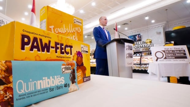 nutrition warnings are coming to the front of some packaged foods in canada