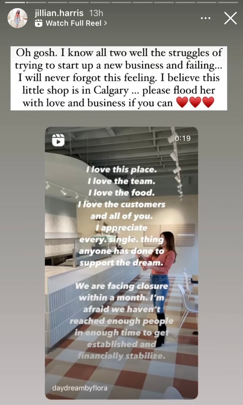 this calgary chef took to instagram to post the sad news her restaurant was closing then everything changed