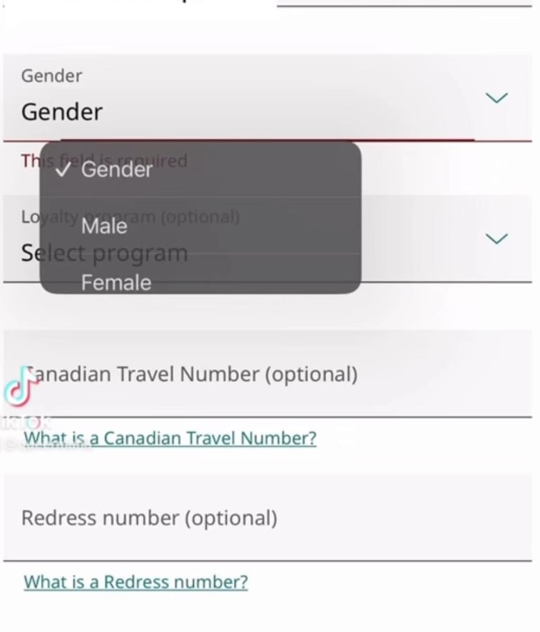 transgender advocates call out westjet for forcing passengers to identify as male or female