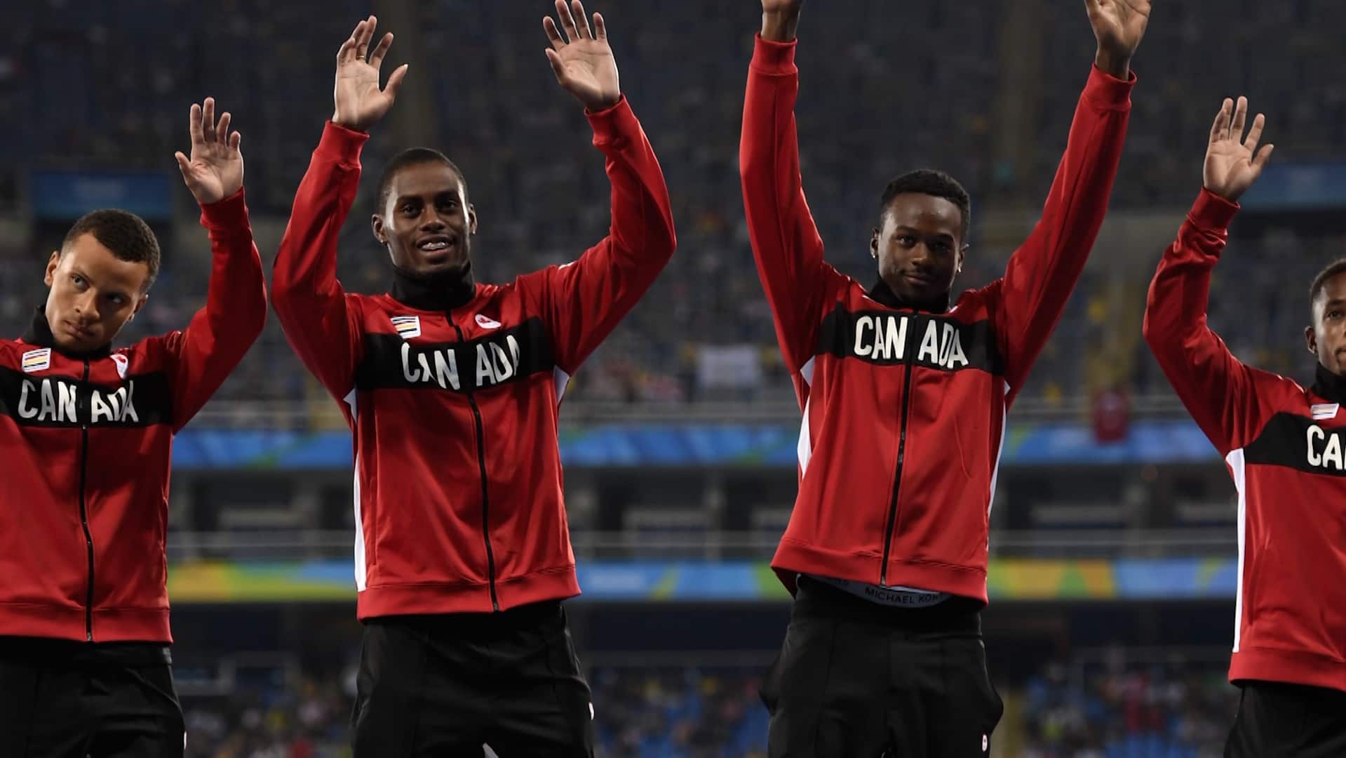 canada wins gold in mens 4x100m relay at world athletics championships 4