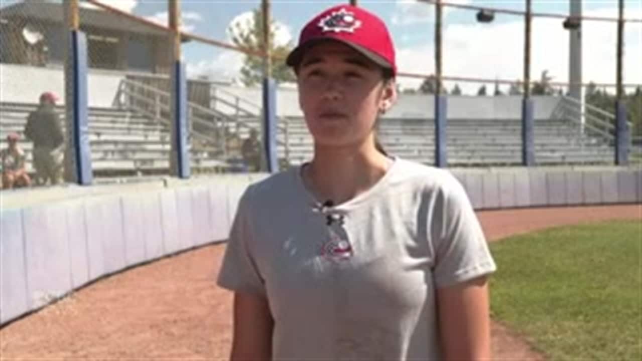 canadian womens baseball team honours late longtime player during friendship series against usa 3