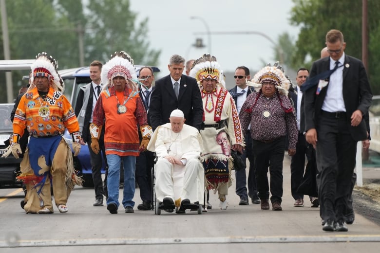 Dear Mom, the Pope is in Canada to meet residential school survivors