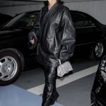 kim kardashian in an all leather ensemble as she leaves paris fashion week 2022 2