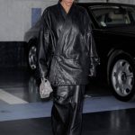 kim kardashian in an all leather ensemble as she leaves paris fashion week 2022 3