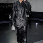 kim kardashian in an all leather ensemble as she leaves paris fashion week 2022 4