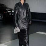 kim kardashian in an all leather ensemble as she leaves paris fashion week 2022 7