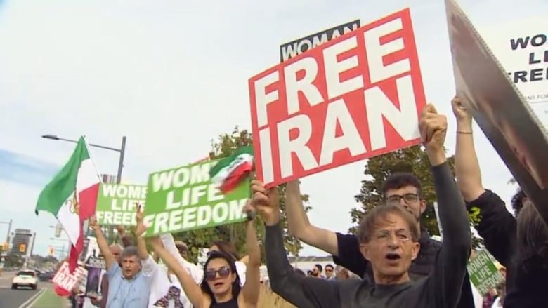 demonstrators in canadian cities call for change in iran after mahsa aminis death 1