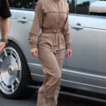 kim kardashian seen after her daughter norths basketball game in los angeles 1