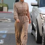 kim kardashian seen after her daughter norths basketball game in los angeles 13