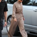 kim kardashian seen after her daughter norths basketball game in los angeles 9