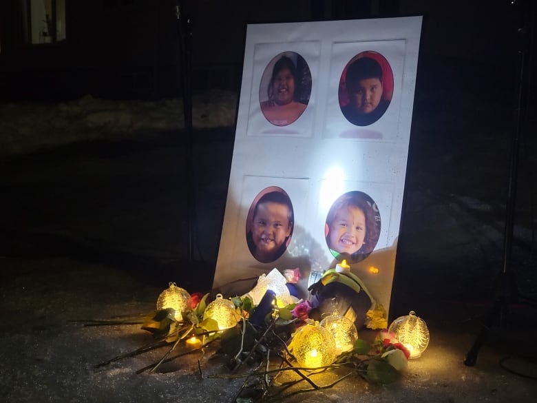 vigils held in 2 cities for thompson children killed in house fire