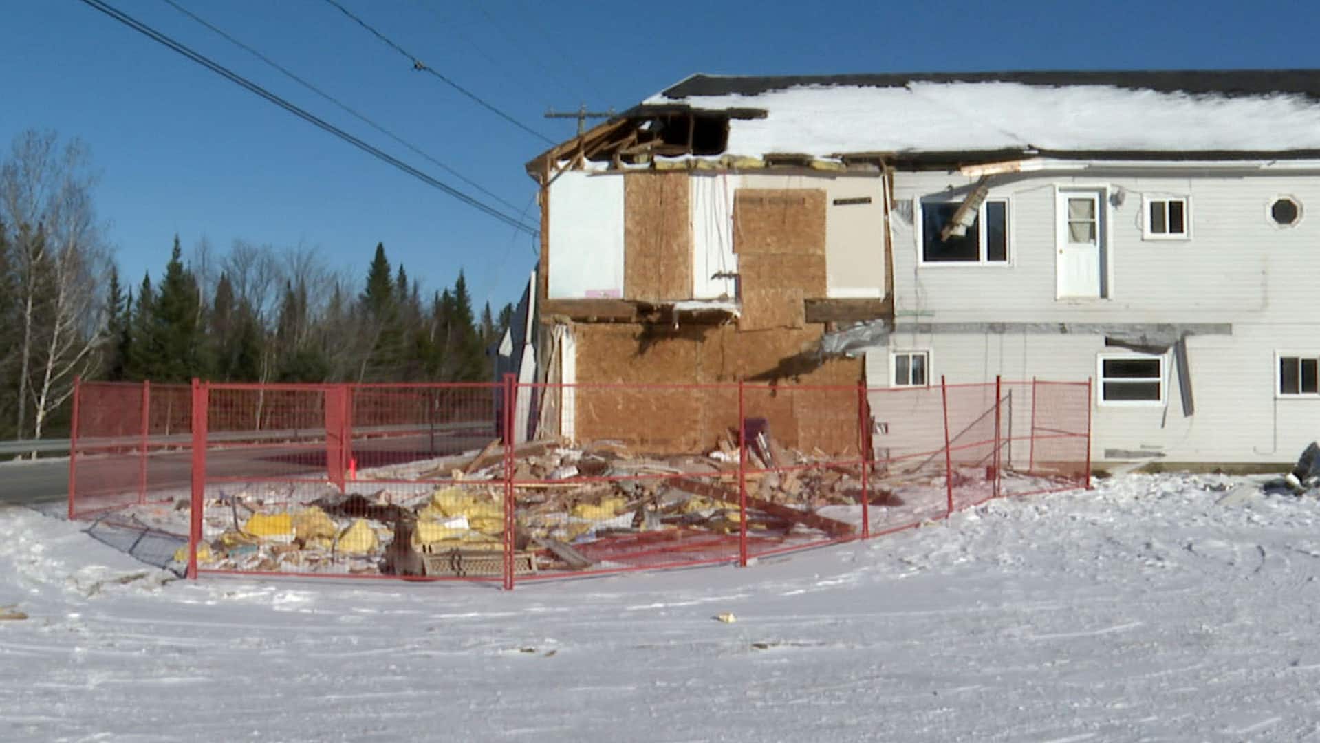 a logging truck smashed through their building now theyre struggling to rebuild their lives 1