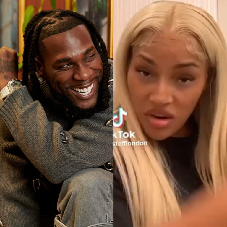 ”Move on’ – Burna Boy responds after his ex, Steflondon, shared a video mocking a mama’s boy
