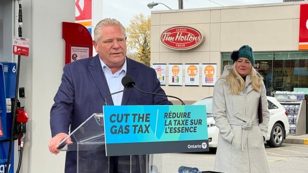 ontario premier announces plan to extend provincial gas tax cut for 1 year
