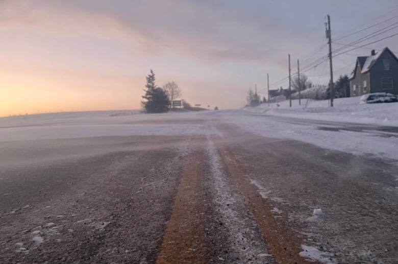 Storm conditions in North Rustico, morning of December 14, 2022