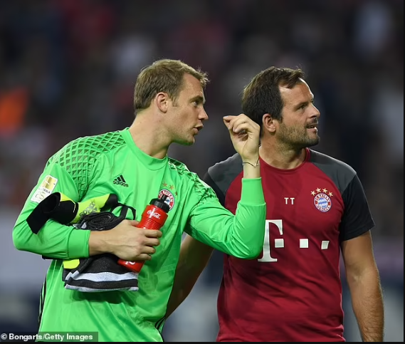 bayern munich sack manuel neuers goalkeeping coach for leaking internal chats about the club to players