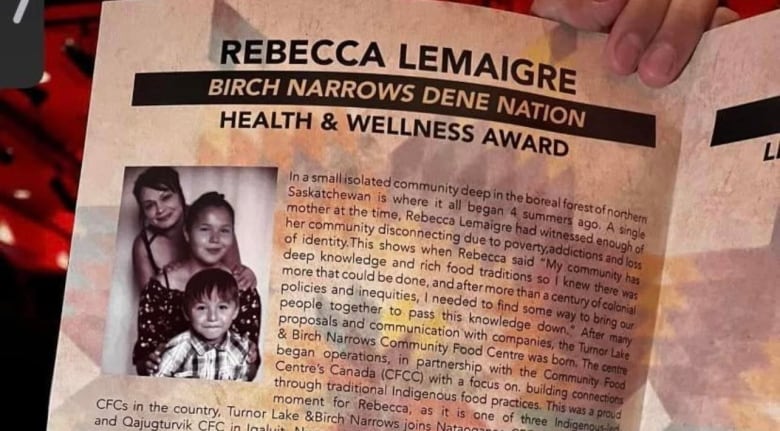 Rebecca Syslvestre-Lemaigre has been recognized for helping to preserve culture in her community.