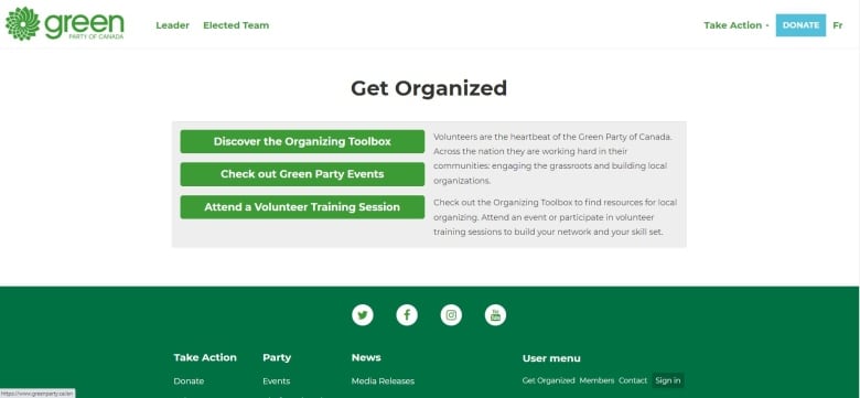 The Green Party has shutdown access to the "Discover the Organizing Toolbox." The toolbox allowed access to sensitive and personal information of its members and voters, breaching their privacy and the party's internal rules.