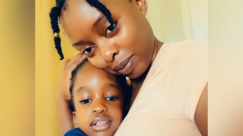 Fatumah Najjuma, 29, is pictured here with her three-year-old daughter, Ilham. Najjuma is facing deportation to Uganda, the country from which she says she ran for her life, because of her religious and social affiliations.
