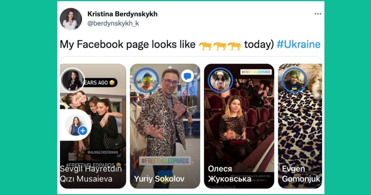 why ukrainians spammed social media with their best leopard print outfits 1